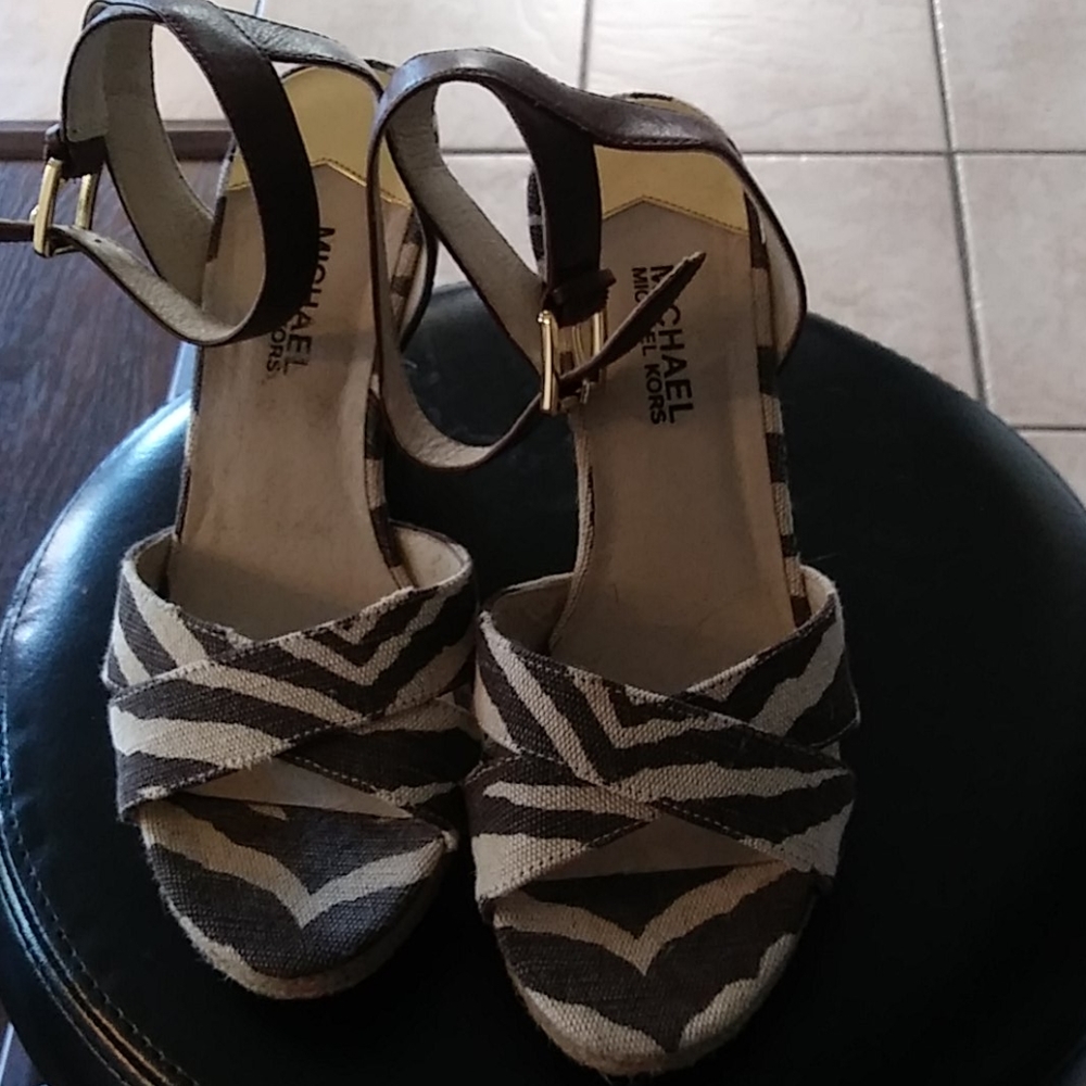 Michael Kors wedge sandals